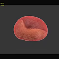 Vibrant Artisan Bread With Red Berry Glaze And Golden Crusty Surface