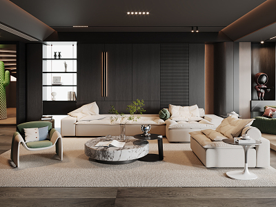 Modern Living Room Milotti model