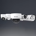 Surveillance Cameras With Dome And Bullet Designs For Security Monitoring Systems