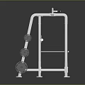 Sturdy Metal Barbell Rack With Dumbbells And Weight Plates For Gym Use