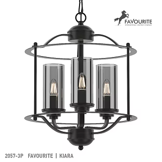 Vintage chandelier collection kiara 3d model