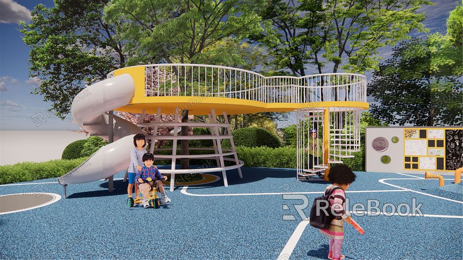 Modern Playground Outdoor Children's Playground Children's Playground model