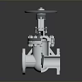 Heavy Duty Flanged Stainless Steel Industrial Gate Valve With Handwheel For Pipelines