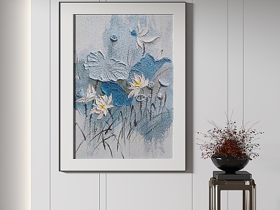 New Chinese Decorative Painting 3d model