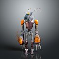 Robot Robot Assistant Small Robot Robot Butler Robot Butler Figure Game Figure 3d model