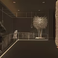 Front Desk Lobby 3d model