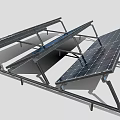 Solar Panels Powering Efficient Modern Household Appliances In Home Use