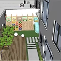 Garden Landscape Design With Neat Pathways Green Plants And Decorative Layout