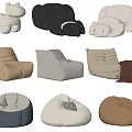 Comfortable Bean Bag Chairs In Various Styles And Colors For Home Living