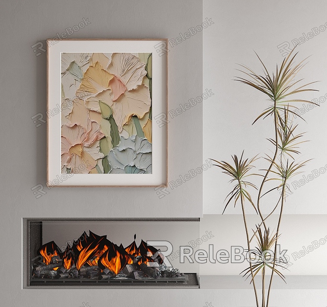 Quiet Wind Decorative Painting model