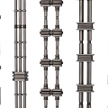 Sci-fi Pipe Hose Cable 3d model