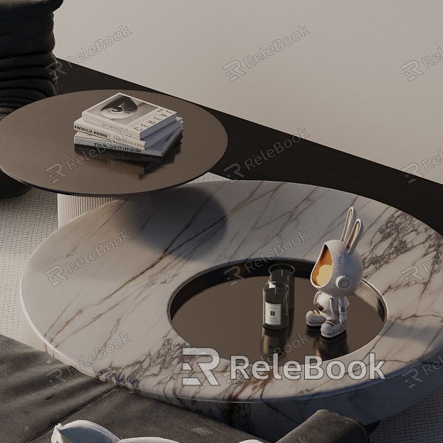 Modern coffee table model