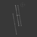 Industrial Equipment Featuring Utility Poles And Multiple Power Lines Structure