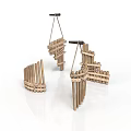 Functional Wooden Hanging Household Items With Various Designs For Home Storage Solutions
