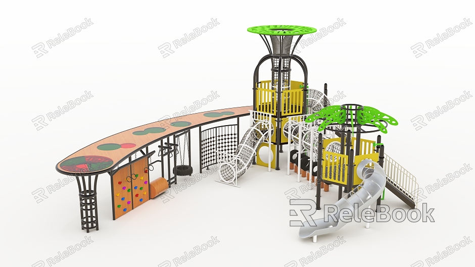 Amusement Equipment Iron PE Board Expansion Platform Amusement Facilities Toys Amusement model