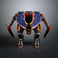 Mech Warrior Mech Soldier Machine Battlearm Mechanical Battlearm Machine Fighter Robot 3d model