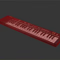 Portable Digital Electronic Keyboard Musical Instrument With Piano Keys Colorful Buttons And Display Panel