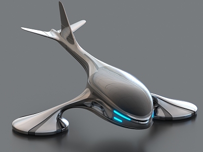 Science Fiction Aircraft Future Aircraft Science Fiction Aircraft Future Aircraft Flying Car Concept Machine Science Fiction Spaceship 3d model