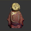 monk, small monk, monk, monk, monk, monk, Taoist priest, ancient male, ancient man, ancient figure 3d model