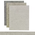 Modern carpet combination plush carpet woven carpet living room carpet 3d model