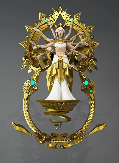 Modern Game Characters 3d model