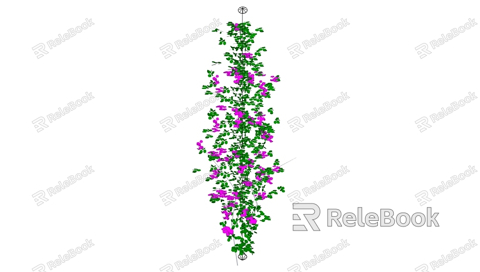 modern plant green planting vine model