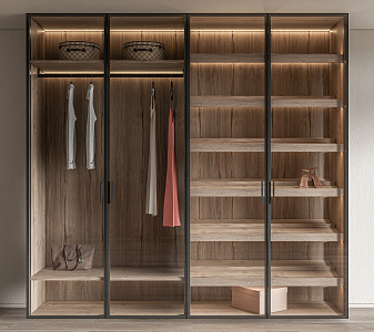 Modern wardrobe 3d model