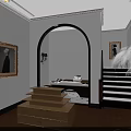 Elegant Beauty Salon Interior With Mirrors Chairs Soft Lighting And Wooden Flooring