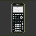 Sharp EL-W516XBSL Advanced Scientific Calculator with Graph Display and Function Buttons 3d model