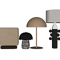 Table lamp reading lamp decorative lamp metal lamp 3d model