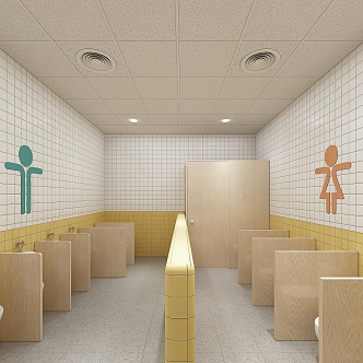 Modern toilet 3d model