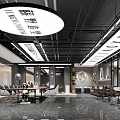 Modern Stylish Hair Salon Interior Design With Comfortable Chairs And Mirrors And Lighting