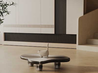 Modern coffee table model