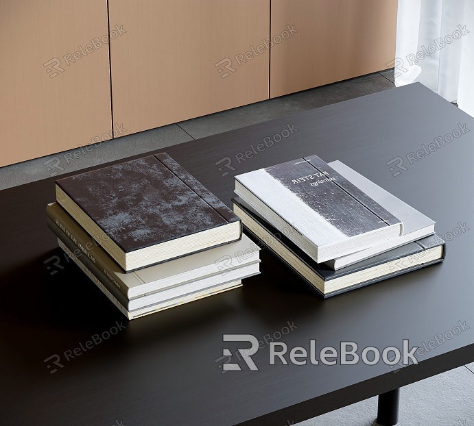 Modern Book Combination Desktop Ornaments Books Books Decorative Books Fake Book Ornaments model