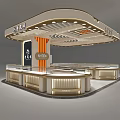 Elegant Modern Jewelry Store Interior With Glass Display Cases Luxury Counters And Bright Lighting