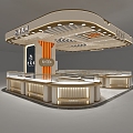 Light Luxury Jewelry Store 3d model