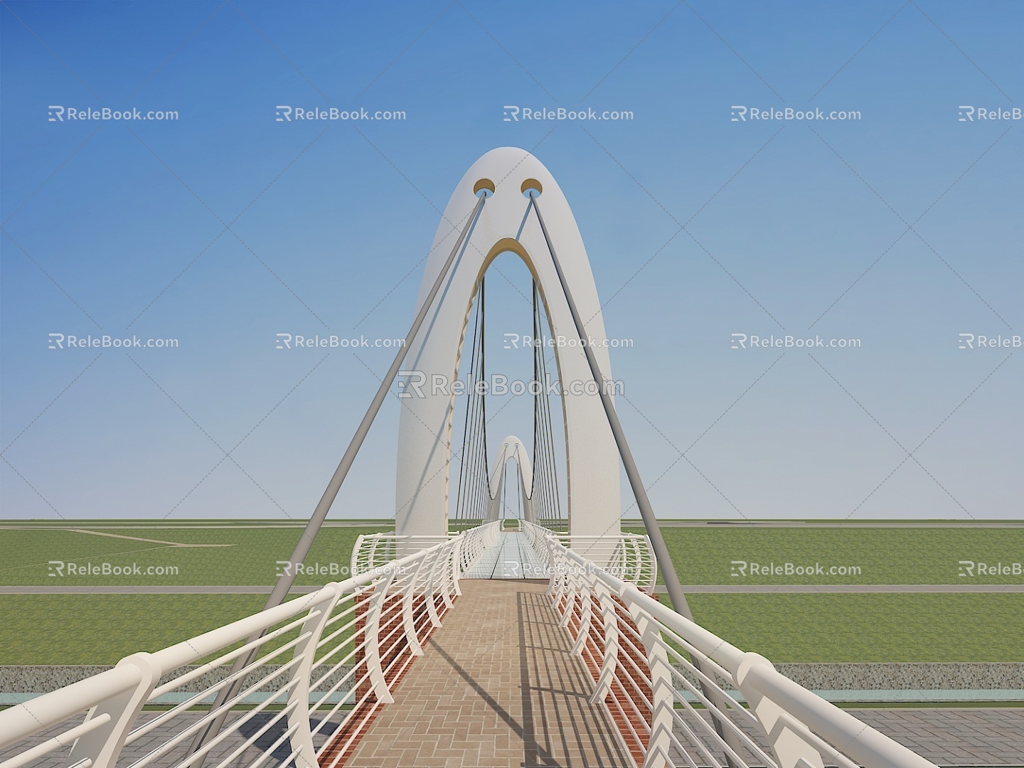 High imitation Guangzhou Liede Bridge 3d model