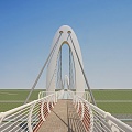 High imitation Guangzhou Liede Bridge 3d model