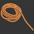 twine rope a bundle of rope rope 3d model