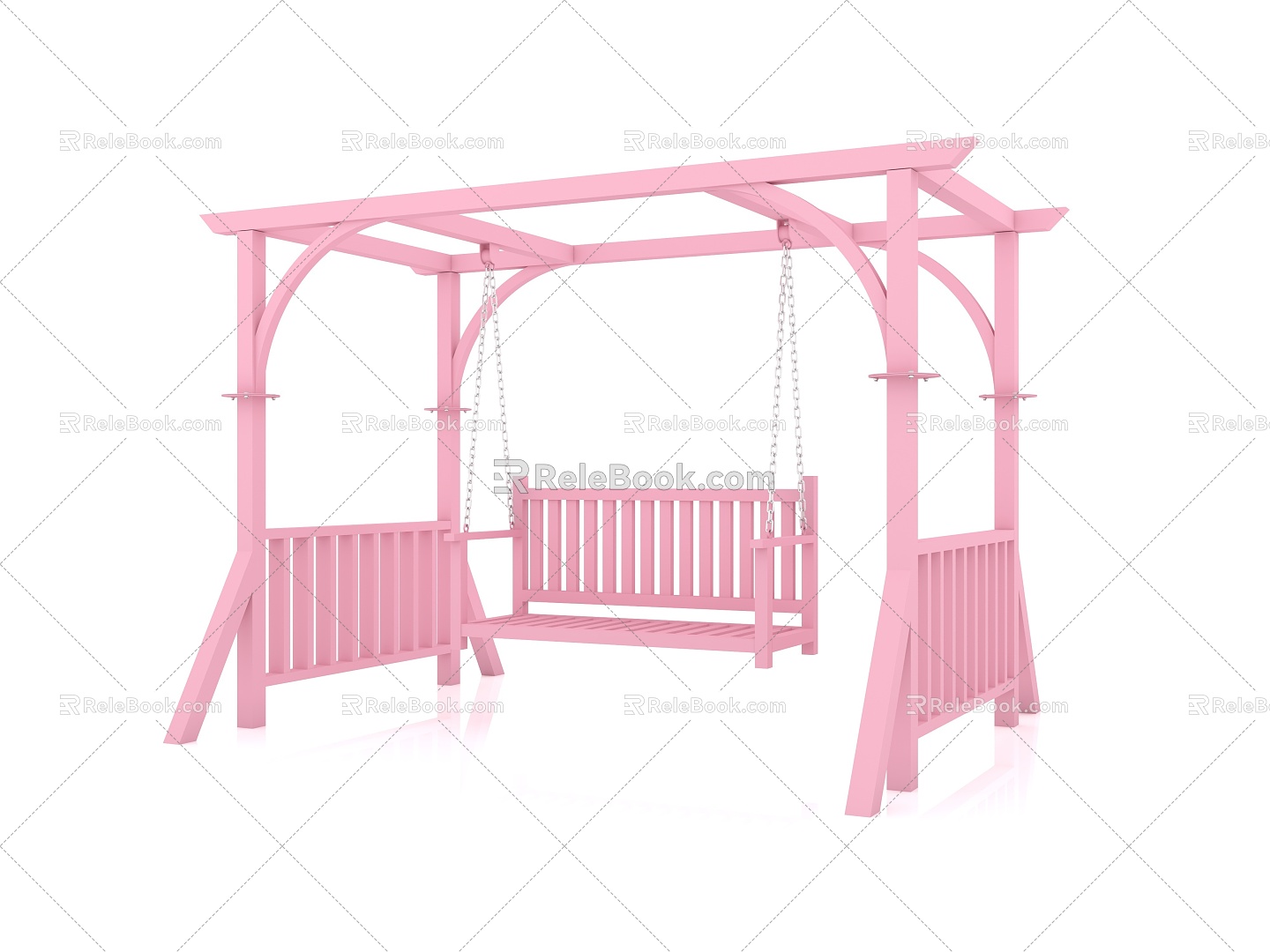 Children's Swing Outdoor Swing Swing Swing Rack Venue Swing 3d model