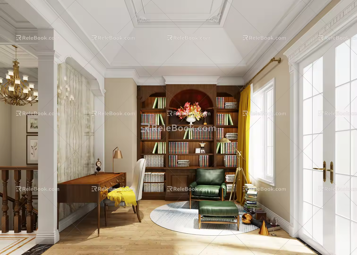 Jane's study 3d model