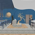 Bar 3d model