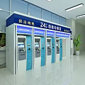 Modern Public Service Hall With 24h Self Service Area Document Pre Check Zone And Machines