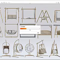 Collection Of Stylish Hanging Chairs With Various Designs And Comfortable Seats