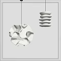 Modern chandelier 3d model
