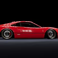 Red Ferrari Sports Car With Sleek Aerodynamic Design And Classic Exterior Styling