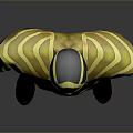Black And Yellow Armored Superhero Character With Costume Design And Helmet