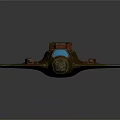 Futuristic Fighter Jet With Metallic Design Blue Accents And Aerodynamic Shape