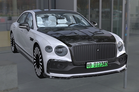 Hyundai Bentley Speeding Luxury Car with Interior 3d model