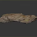 Natural Wooden Stone Material Featuring Rustic Brown And Orange Textured Surface